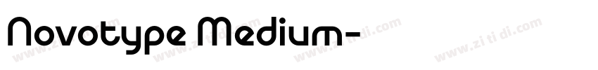 Novotype Medium字体转换